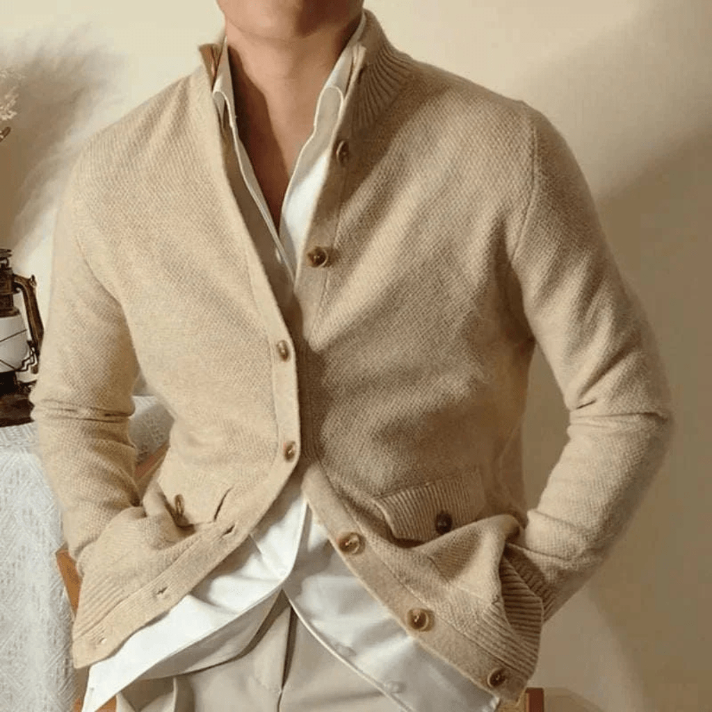 SAVILE MEN’S CARDIGAN - Sovira