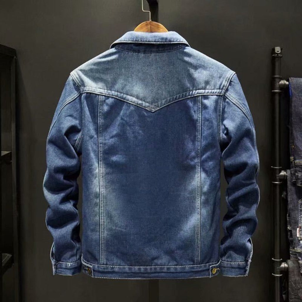 Jaquet- Masculina-Jeans-escuro-Acolchoado-facilite-seu-dia