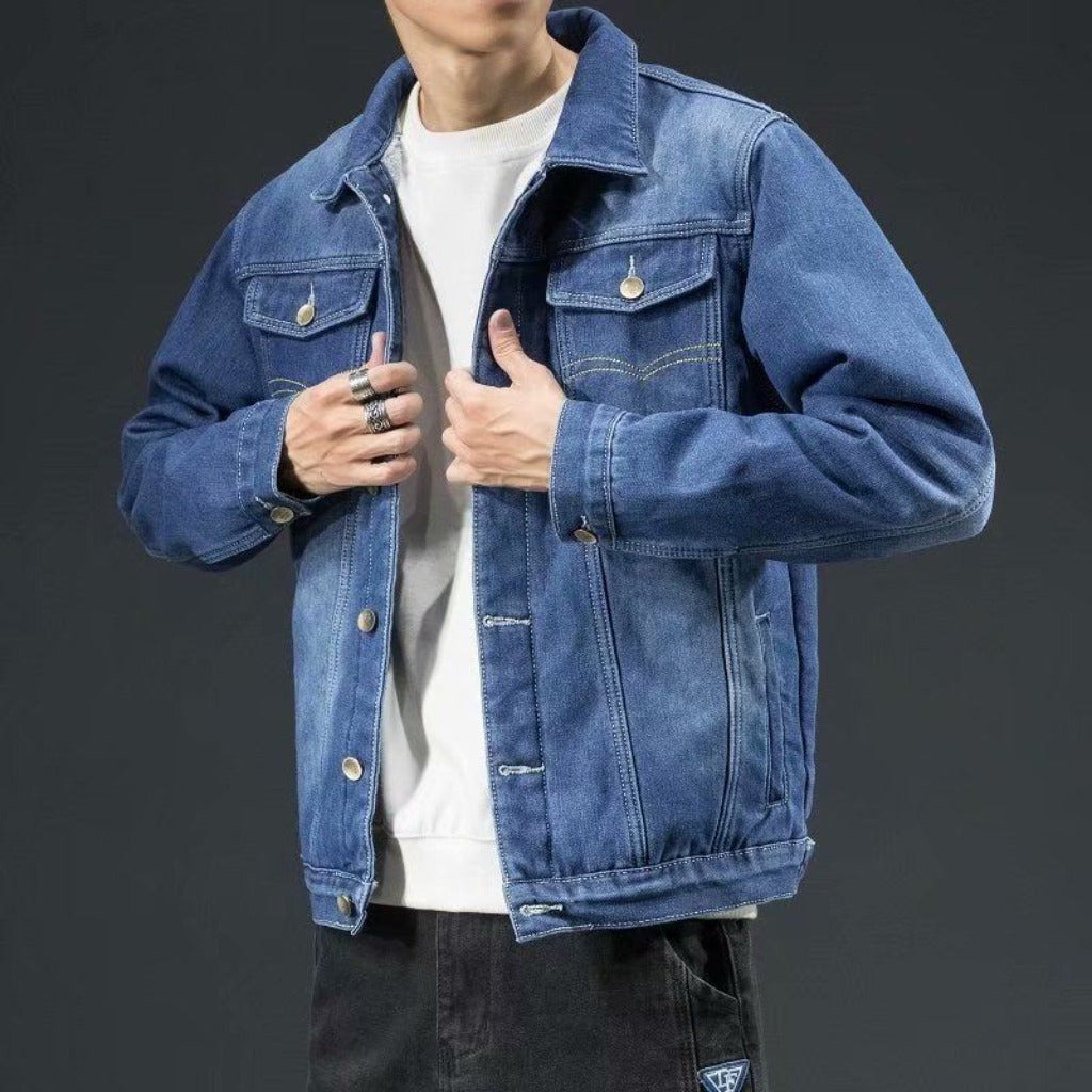 Jaquet- Masculina-Jeans-escuro-Acolchoado-facilite-seu-dia