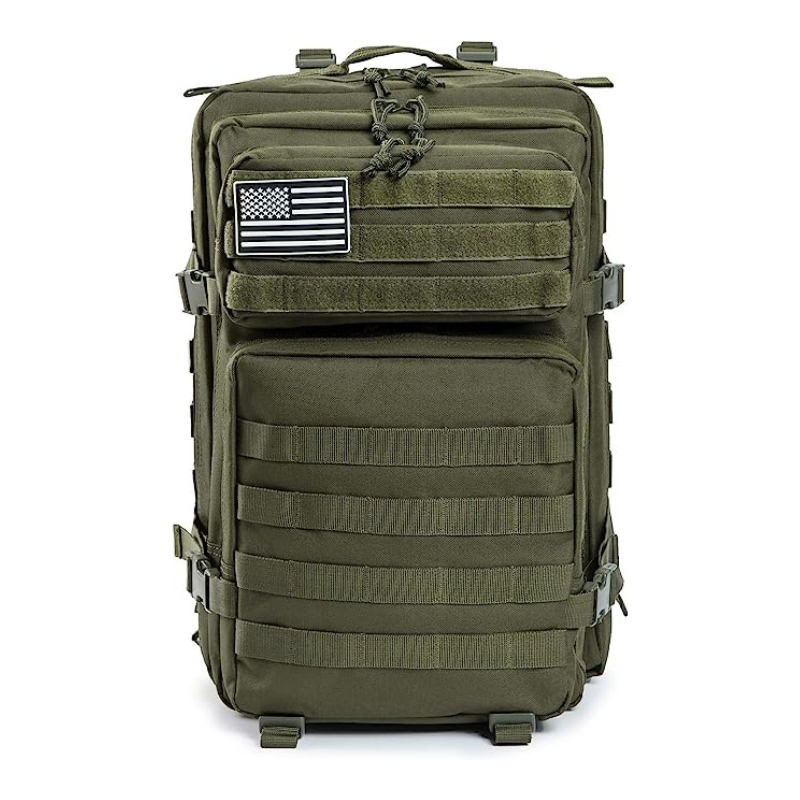 GREEN MILITARY TACTICAL 50L RUCKSACK