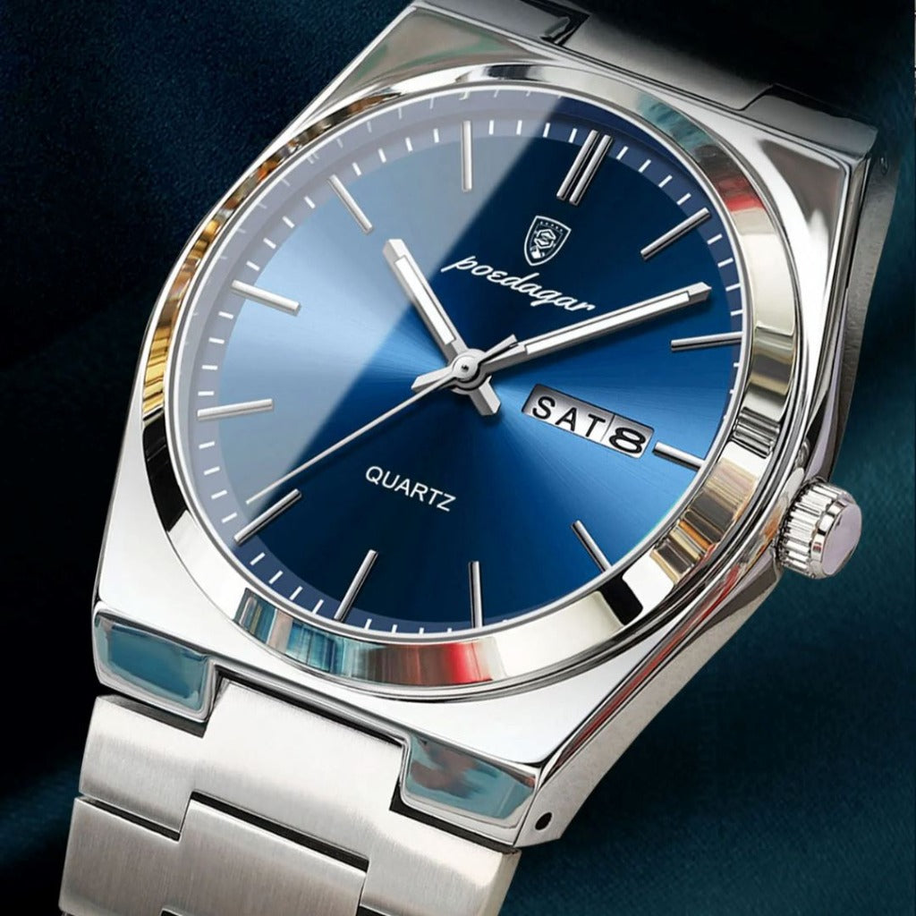 POEDAGAR STAINLESS STEEL WATCH