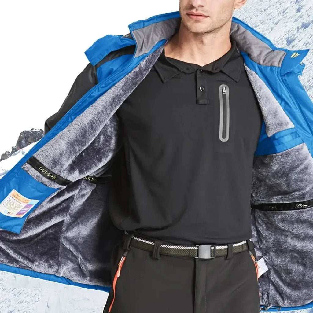 MEN’S WATERPROOF WINTER JACKET -SUPPORTS DOWN TO -15°C