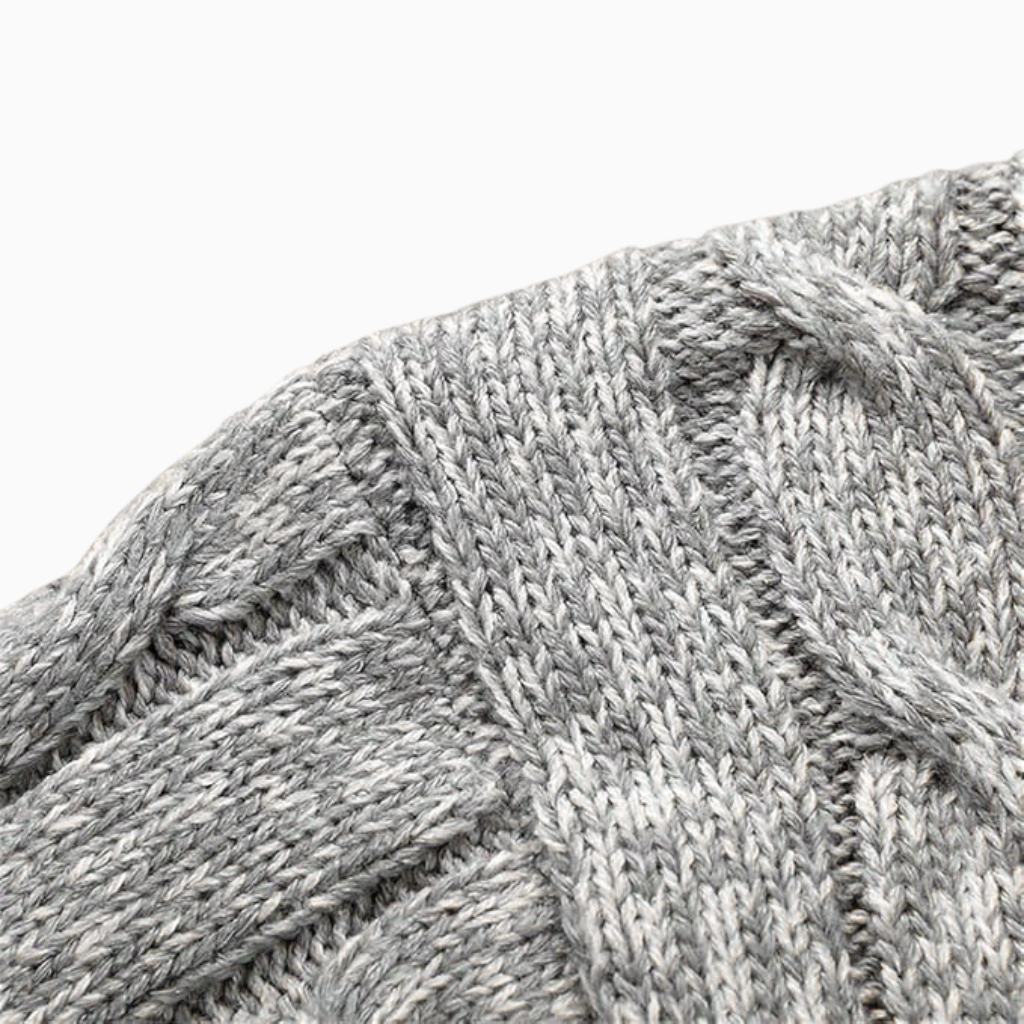 SOVIRA MEN'S POLYESTER ROLL NECK JUMPER