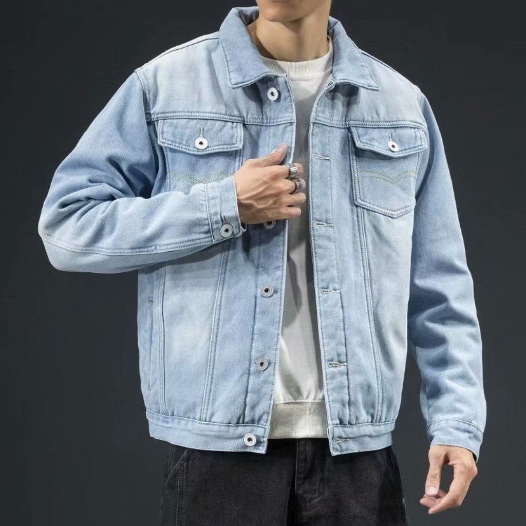 Jaquet- Masculina-Jeans-claro-Acolchoado-facilite-seu-dia