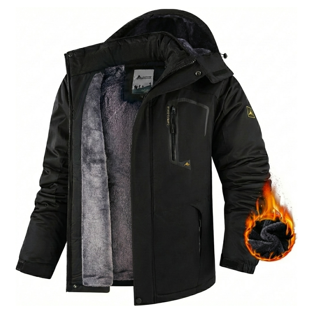 MEN’S WATERPROOF WINTER JACKET -SUPPORTS DOWN TO -15°C